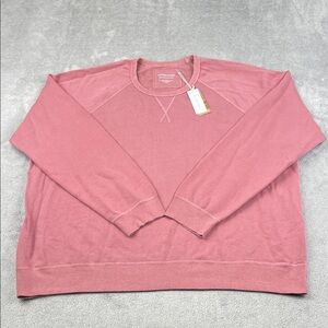 NEW Outerknown XXL 100% Cotton Men's Crewneck Sweater